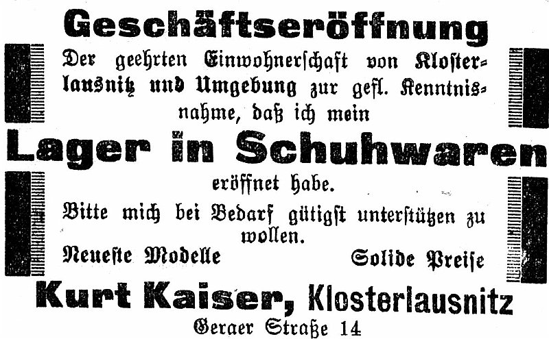 1927-05-14 Kl Schuhwaren Kaiser